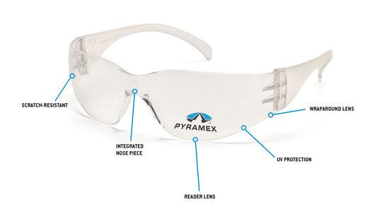Pyramex Intruder Reader Safety Eyewear Accessories Clear 1.5 model S4110R15