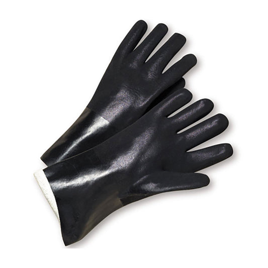 PIP J1047RF – PVC Dipped Glove with Jersey Liner and Rough Sandy Finish - 14" Length