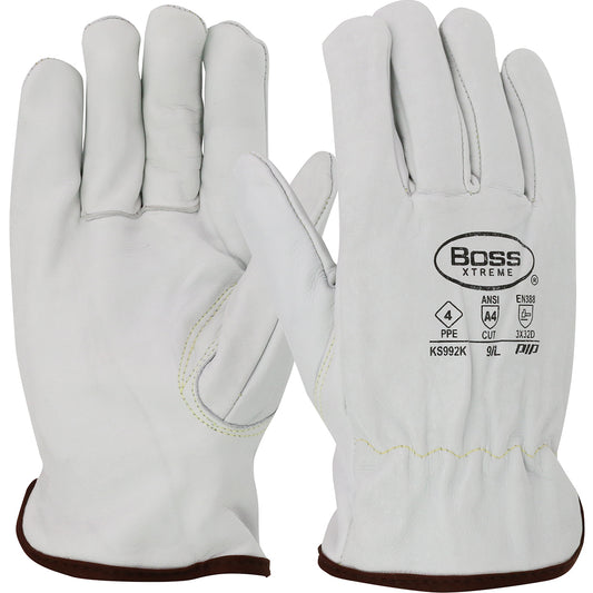 Boss® Xtreme: AR Top Grain Cowhide Leather Drivers Glove