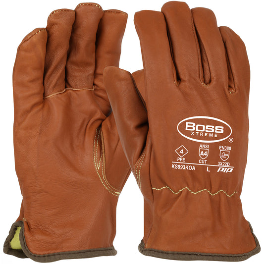 Boss® Xtreme: AR Top Grain Goatskin Leather Drivers Glove
