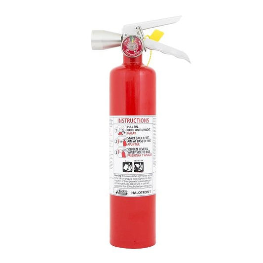 Kidde Pro Plus™ 2.5 lb Halotron® I Fire Extinguisher w/ Metal Strap Bracket
