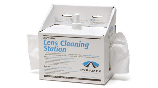 Pyramex Lens Cleaning Station Safety Eyewear Accessories 8 oz. - 600 Tissues model LCS10