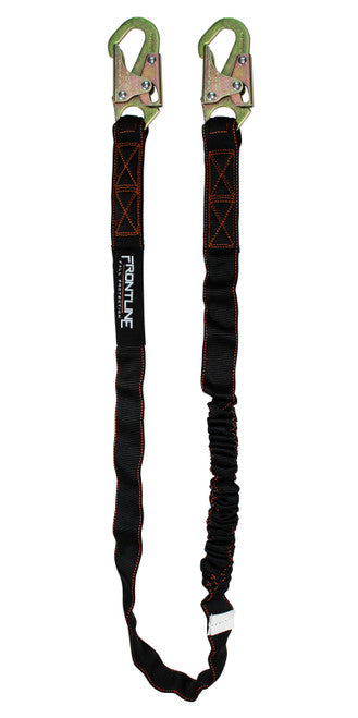 Frontline LIS61S Combat™ 6' Single Leg Snaphook Lanyard with Internal Shock Absorber
