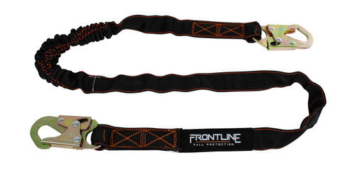 Frontline LIS61S Combat™ 6' Single Leg Snaphook Lanyard with Internal Shock Absorber