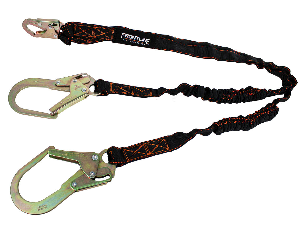 Frontline LIS62R Combat™ Twin Leg 6' Rebar Hook Lanyard with Internal Shock Absorber