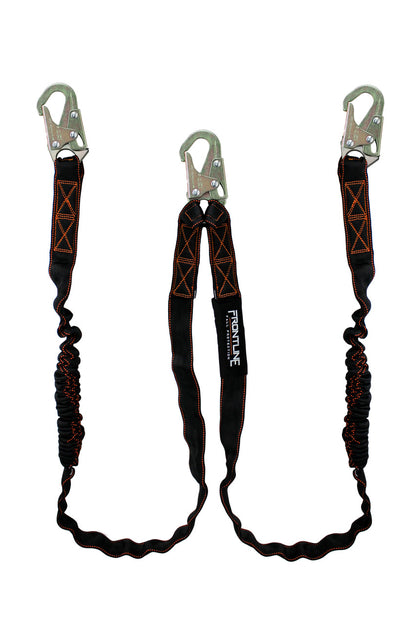 Frontline LIS62S Combat™ 6' Double Leg Snaphook Lanyard with Internal Shock Absorber