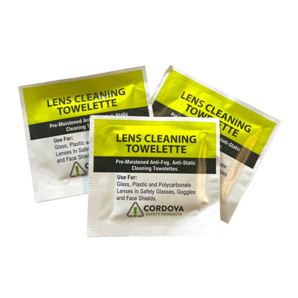 Cordova Lens Cleaning Towelettes, Anti-fog, Anti #LW100