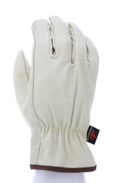 M3411_ - M3411L - 142662 - 360 - Leather driver work gloves – MCR Safety Group M3411 – premium grain pigskin leather with key