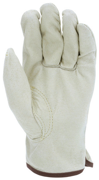 Grain Pigskin Driver Gloves, Premium A Grade, Keystone Thumb, Unlined