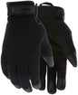 Mechanics Gloves, Synthetic Leather Palm, Touchscreen Compatible, Adjustable Closure