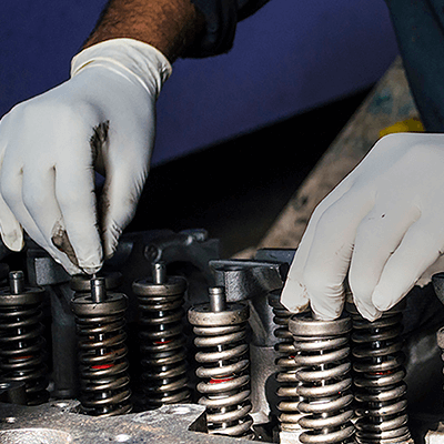 Gloveworks Ivory Latex PF Ind Gloves