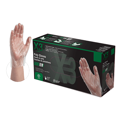 X3 Poly Gloves - 500