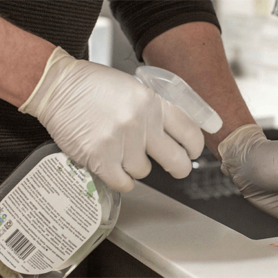 Gloveworks Ivory Latex PF Ind Gloves