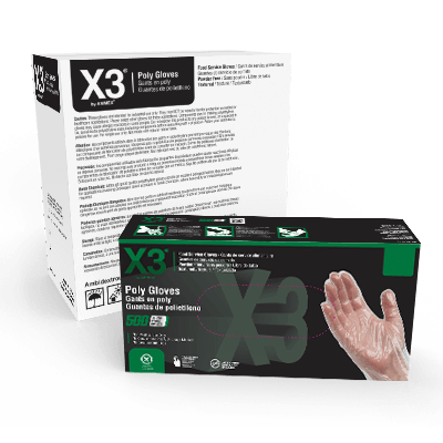 X3 Poly Gloves - 500