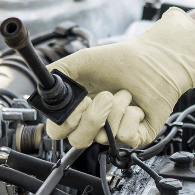 Gloveworks Ivory Latex PF Ind Gloves