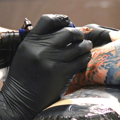 AMMEX® Professional Black Nitrile PF Exam Gloves