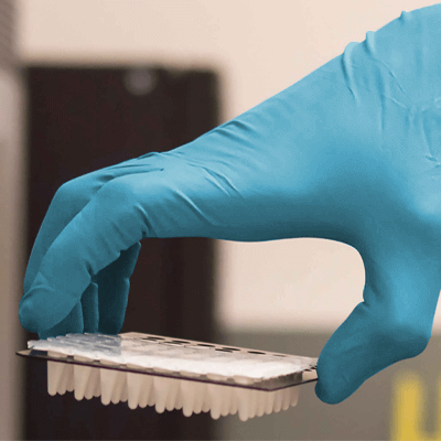 Gloveworks Blue Nitrile PF Exam Gloves