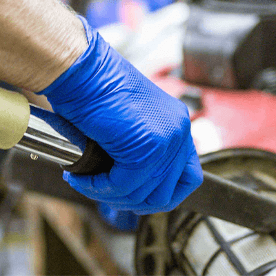 Gloveworks RDT Royal Blue Nitrile PF Ind Gloves