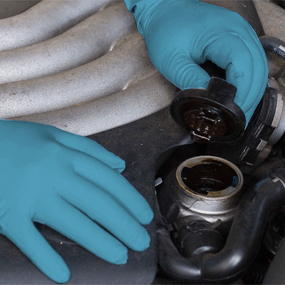 Gloveworks Blue Nitrile PF Exam Gloves