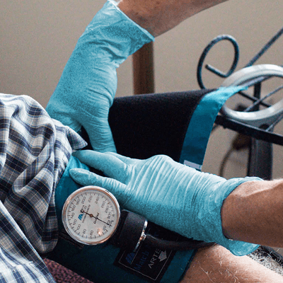 AMMEX Professional Blue Nitrile PF Exam Gloves