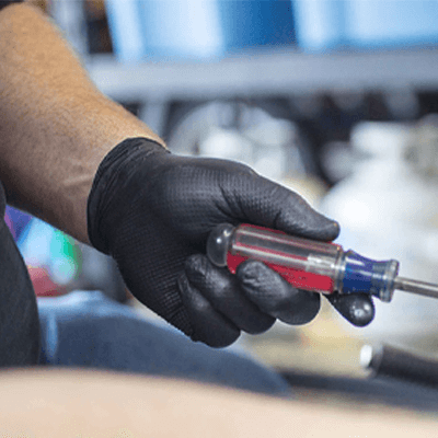 Gloveworks RDT Black Nitrile PF Ind Gloves