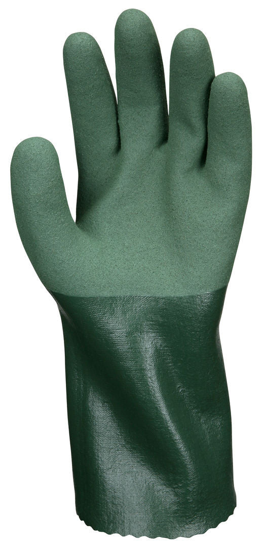MicroFinish Nitrile-Coated Gloves, 13-Gauge Cotton-Polyester Shell, 12" Gauntlet Cuff