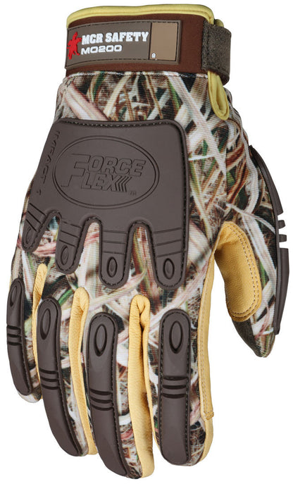 ForceFlex Mechanics Glove, Mossy Oak Camo, D3O Impact Protection, Insulated, Waterproof