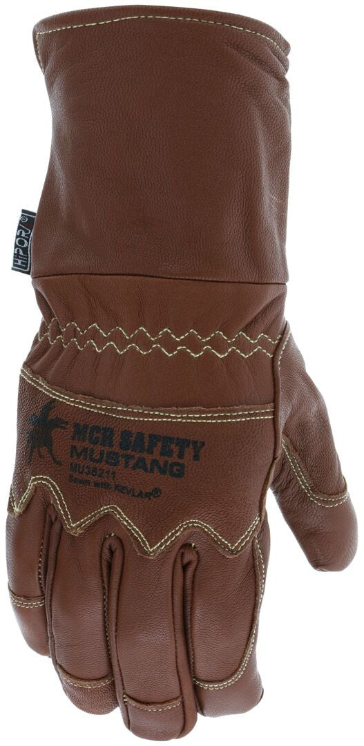 Goatskin Driver Gloves, Double Palm, Fleece-Lined, Waterproof, FR Arc-Rated