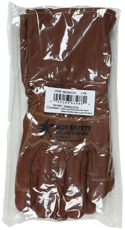 Goatskin Driver Gloves, Double Palm, Fleece-Lined, Waterproof, FR Arc-Rated