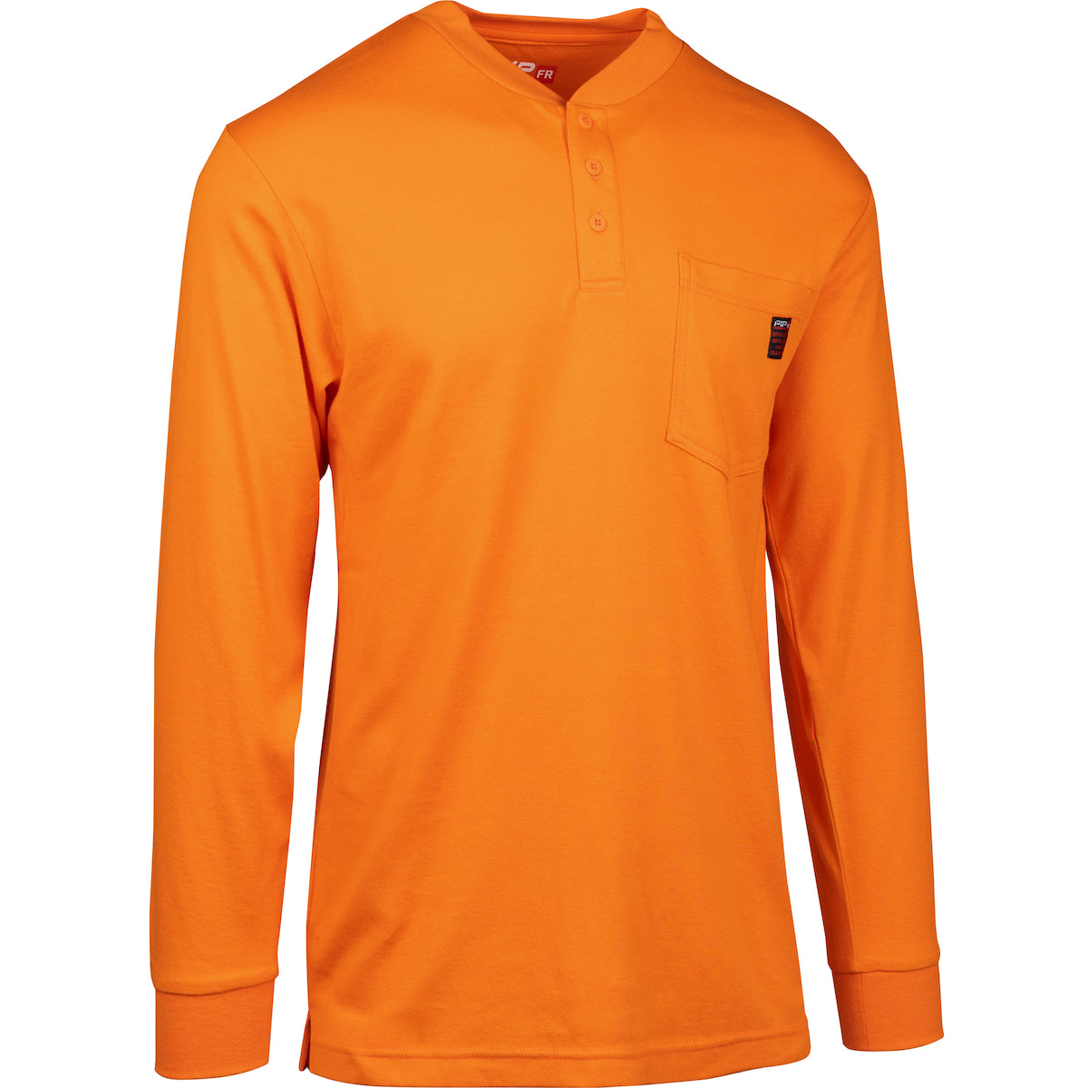 PIP 385-FRHN AR/FR Dual-Certified Long Sleeve Henley - 10.6 cal/cm2