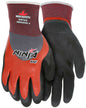 Ninja BNF Work Gloves, 18 Gauge Nylon/Spandex, Breathable Nitrile Foam Coated, Knit Wrist