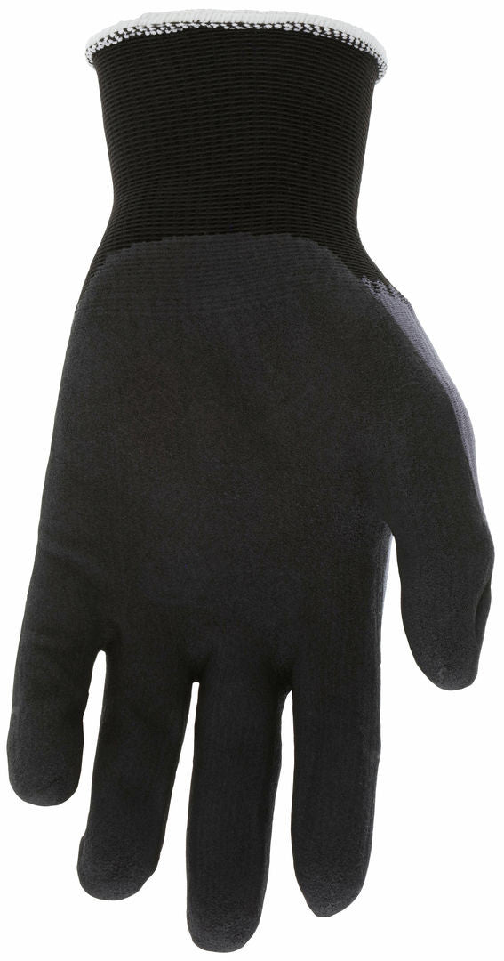 Ninja BNF Work Gloves, 15-Gauge Nylon/Spandex, Breathable Nitrile Foam Palm Coat