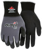 Ninja BNF Work Gloves, 15-Gauge Nylon/Spandex, Breathable Nitrile Foam Palm Coat with Grip Dots