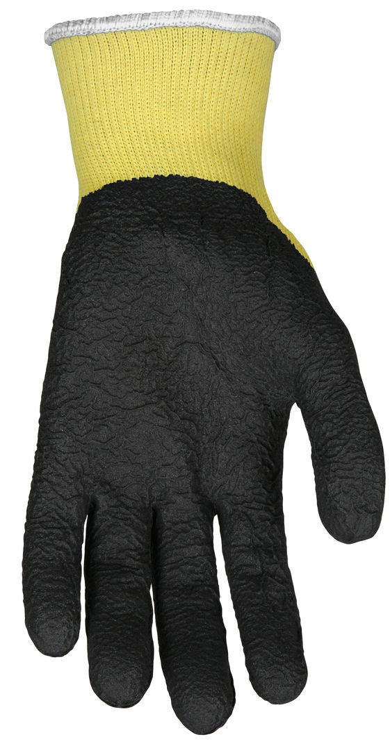 CutPro Ninja Wave Cut-Resistant Gloves, 10-Gauge Kevlar Shell, Nitrile Wave Coated Palm