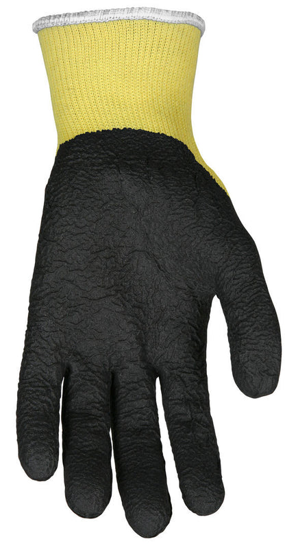 CutPro Ninja Wave Cut-Resistant Gloves, 10-Gauge Kevlar Shell, Nitrile Wave Coated Palm