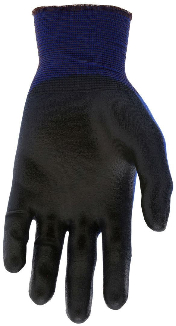 Ninja Lite Work Gloves, 18-Gauge Nylon, Polyurethane Palm Coating
