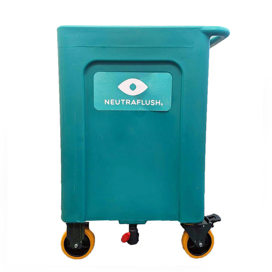 NeutraFlush Rolling drain cart stand for 16 Gal Eyewash Station #NFSCART01