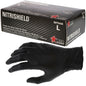 Disposable Nitrile Gloves, 4.5 Mil, Powder-Free, Textured, Black