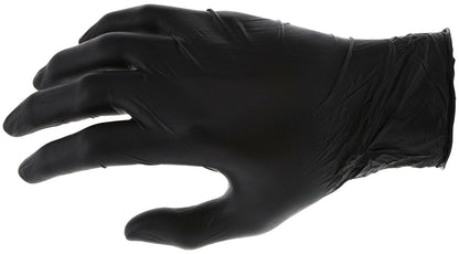 Disposable Nitrile Gloves, 4.5 Mil, Powder-Free, Textured, Black