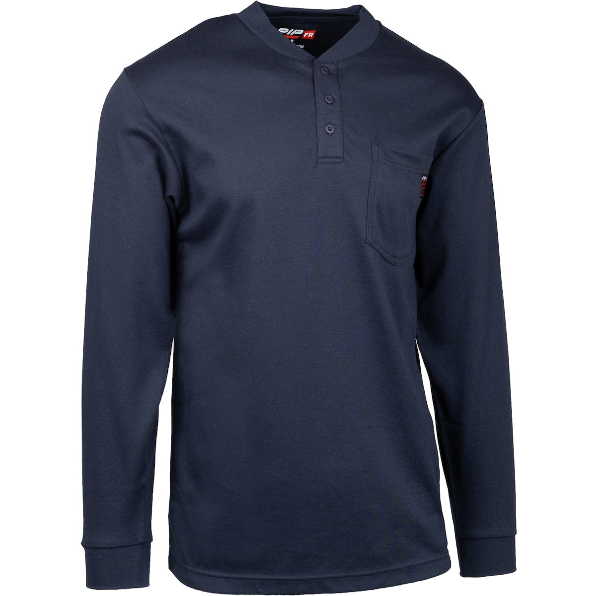 PIP 385-FRHN AR/FR Dual-Certified Long Sleeve Henley - 10.6 cal/cm2