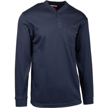 PIP 385-FRHN AR/FR Dual-Certified Long Sleeve Henley - 10.6 cal/cm2