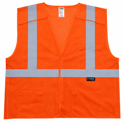 ZING Z-Force High-Visibility Class 2 Mesh Breakaway Safety Vest - official Zing product image 3