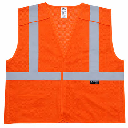 ZING Z-Force High-Visibility Class 2 Mesh Breakaway Safety Vest