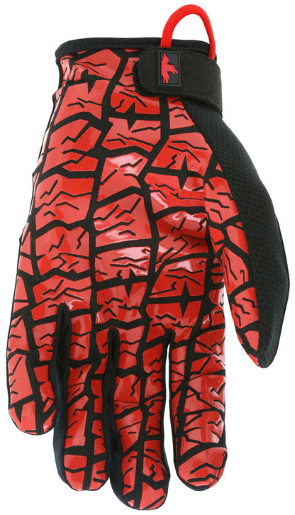 Predator TaskFit Mechanics Gloves, Synthetic Leather Palm, Silicone Tire Tread Grip, Adjustable Wrist Closure