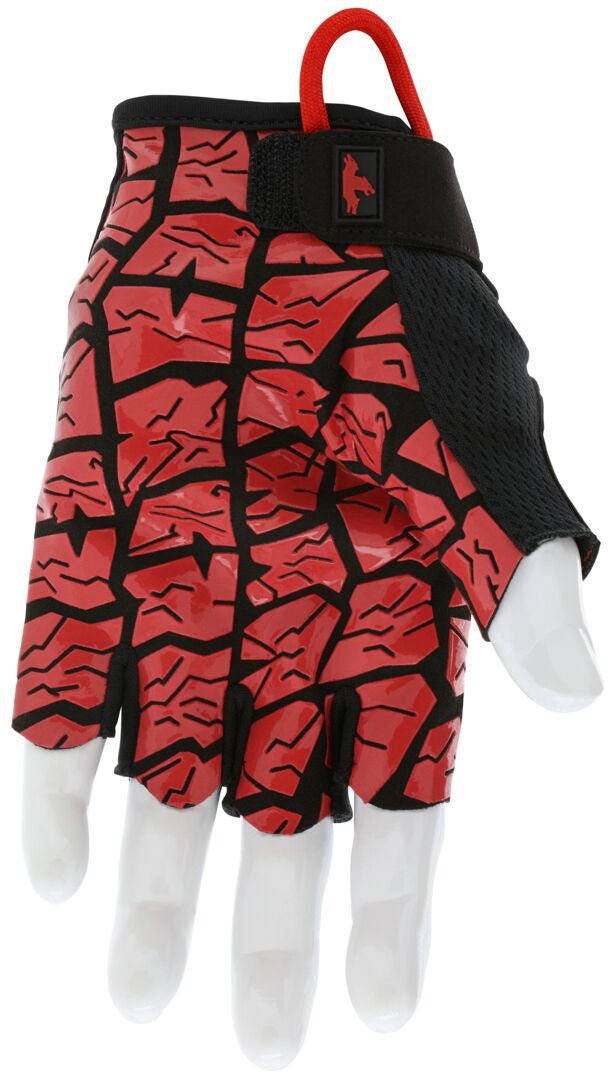 Predator TaskFit Fingerless Mechanics Gloves, Synthetic Leather Palm, Silicone Tire Tread Grip