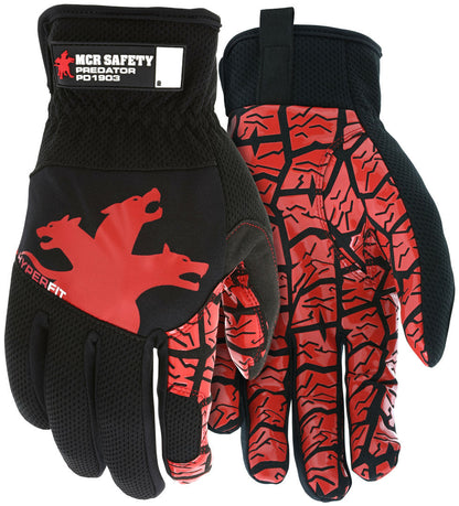 Predator HyperFit Mechanics Gloves, Silicone Tire Tread Grip, Synthetic Leather Palm