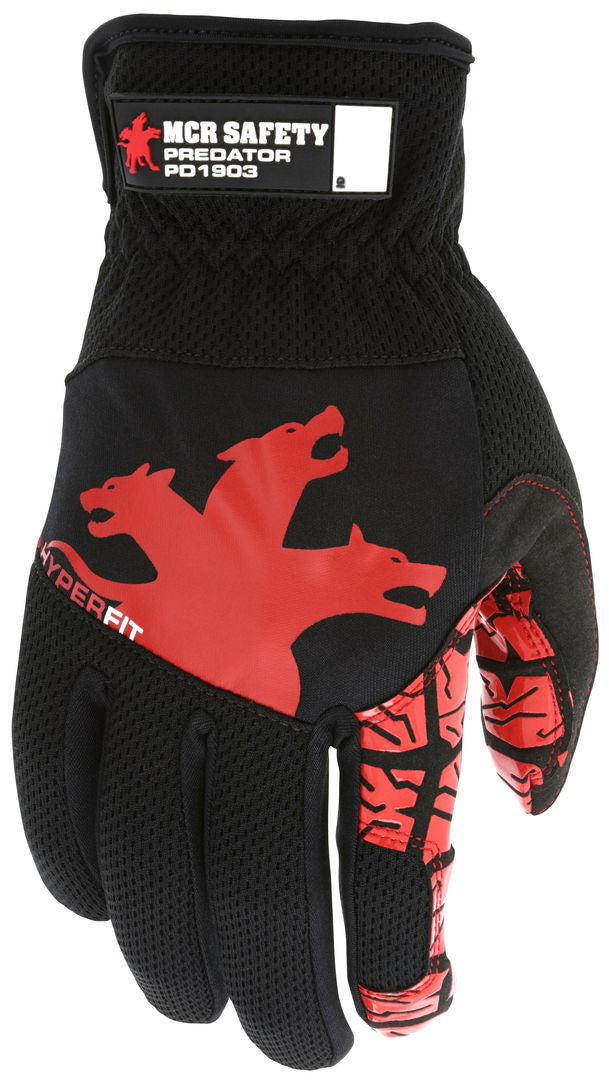 Predator HyperFit Mechanics Gloves, Silicone Tire Tread Grip, Synthetic Leather Palm