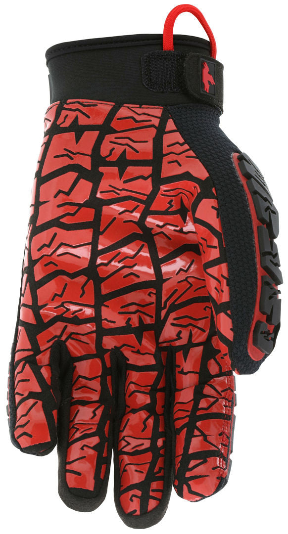 Predator Mechanics Gloves, Tire Tread TPR Impact Protection, Synthetic Leather Palm