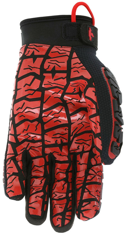 Predator Mechanics Gloves, Tire Tread TPR Impact Protection, Synthetic Leather Palm