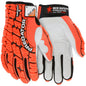 Predator Mechanics Gloves, Cowhide Leather Palm, D3O Impact Protection, HyperMax Cut Resistant Liner